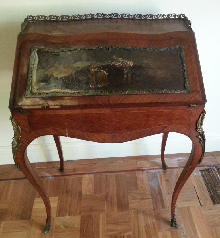 Bureau before restoration